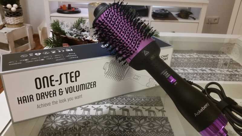 Brosse à air chaud en une étape 3