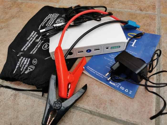 Motor vehicle jump starter set | Jump starter for car battery