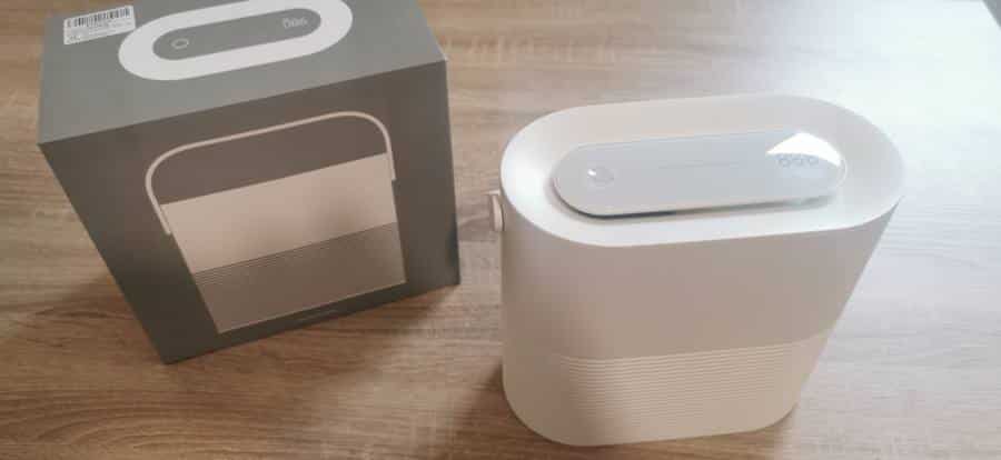 Air purifier with battery